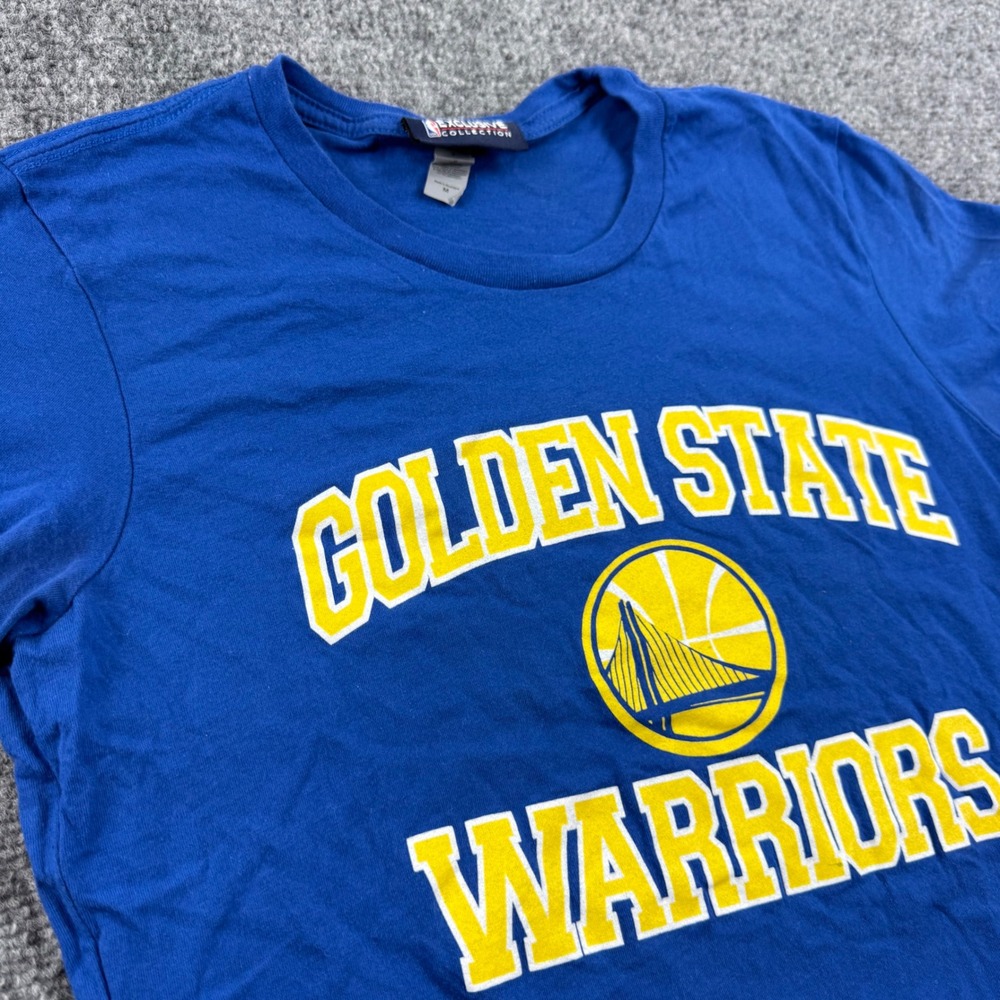 NBA Exclusive Collection T-Shirt Medium Blue Golden State Warriors Mens